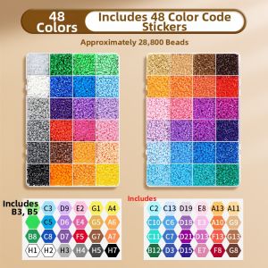 MINGZHUO | Heat Resistant DIY Bead Craft Set 52 Pegs