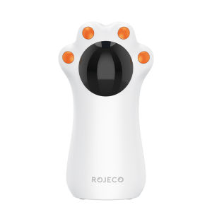 ROJECO Interactive Cat Toys Automatic Cat Claw Laser Teasing Pet LED Electronic USB Rechargeable Indoor Pet Toy for Dogs