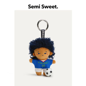 Original Curly-haired Football Player Plush Doll Charm
