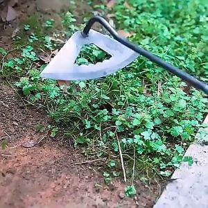 Farm Tool Hoe for Planting Vegetables - Dual-Purpose with Special All-Steel Manganese Steel - Lightweight Hand-Held Weeding Artifact