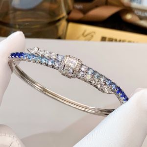 MESU.ACC | Unique Design Gradient Color Tennis Bracelet