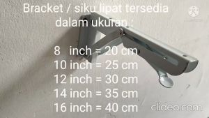 Rak Lipat Besi Siku 16 Inci: Harga, Pilihan, dan Cara Memilih