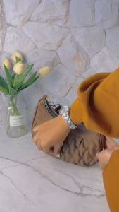 LUNA AURA [ Pilih Lokal ] Tas Selempang Hobo Wanita New Bordir Timbul 2501 Slingbag Cewek Terbaru Tas ootd