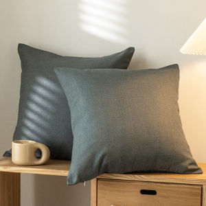 SUNLIGHT HOME ปลอกหมอนอิงสีทึบปลอกหมอนอิงเรียบง่าย 3 ขนาดปลอกหมอนระบายอากาศ