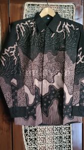 MOTIF SEMESTA Baju Atasan Kemeja Batik Slimfit Pria Premium Modern Lengan Panjang Pendek Full Furing | HANDAYANI BATIK