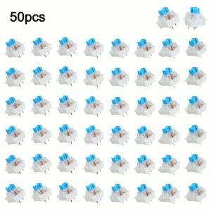 50Pcs Keyboard Switch Keyboard Clicker Key Replacement 3 Pin Tactile Switch 2 FOR KA Plastic For Electrical Equipment Tools
