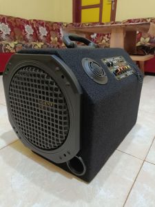 speaker aktif bluetooth 10-12 inch mobil ACDC radio fm USB