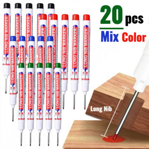 Long-Tip Permanent Marker Pens Precision Marking Tools Ideal For DIY Projects Professional Use Waterproof Quick Dry