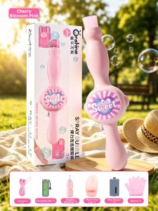 JIEBITU | Princess Smoke Bubble Machine For Children