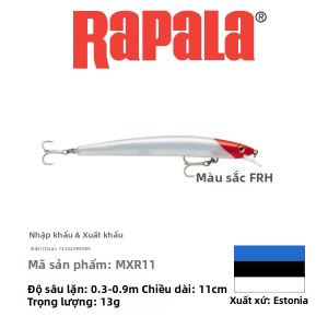 Rapala | Mồi Cứng Dạng Cá Mình Bơi Dùng Để Ném Câu