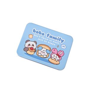 Amusing Cartoon Character Metal Tin Storage Case BH267