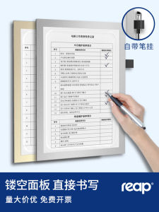 กระดาษติดมุกแม่เหล็กขนาด A4 สำหรับการตรวจสอบประจำวัน ทำความสะอาด จดบันทึก กระดาษติดแบบเขียนด้วยมือ ไม่มีตะปู