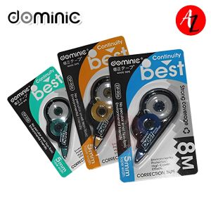 DOMINIC DP-906 School Office Correction Tape (8M) - Cover Up Mistakes Easily SOLD BY PIECE