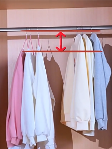 360 Rotating Short Neck Clothes Hanger Non Slip Heavy Duty Hanger Closet Organizer Rack With Hooks Space Saving Home Durable
