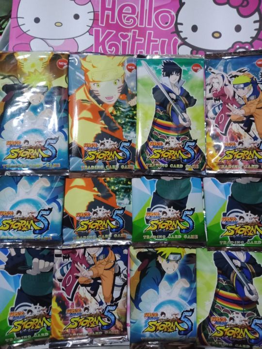 12 packs/ 1 pad naruto trading cards Lazada PH