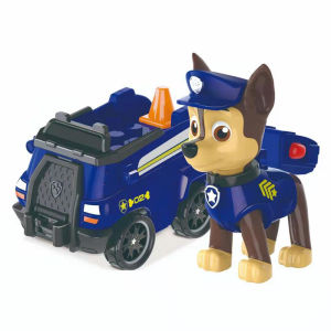 Genuine Paw Patrol PVC Cartoon Model Car 4-6cm Ryder Mashall Chase Rubble Skye Puppy Patrol Toys Figure Children Christmas Gifts