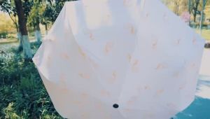 Sunscreen-resistant UV-protective umbrella folding umbrella all-weather umbrella