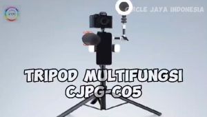 CIJI Tripod Tongsis Gimbal Stabilizer C05 Tripod Stabilizer Camera 360 Derajat Dengan Remote Control Multifungsi Tinggi 2 Meter Auto Balance Camera/Handphone/Ringlight