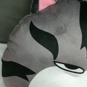 Boneka Bantal Leher Kucing foryou Halus Lembut Terbaru Lucu Bantal sandaran mobil Mewah
