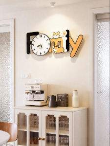 JILEDUO | Creative Silent Wall Clock Cartoon Dog
