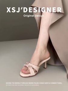 Comfy Bowknot High Heel Sandals