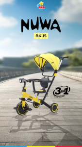 Sepeda Roda Tiga Anak Mainan Keseimbangan Balance Bike Push Bike Sepeda Roda Tiga Tricycle Iora BK15 – PMB Toyss