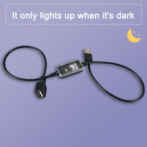 DC3.7V-24V 5A light sensor automatically turns on/off intelligent indoor light sensor switch USB cable high-power sensor