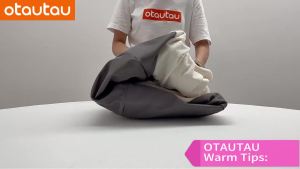 OTAUTAU Túi Đậu Chống Thấm Nước Pouf Cover Ngoài Trời Beanbag Ghế Ottoman Vườn Bãi Biển Sofa Giường Sắc SF116 Không Có Chất Độn