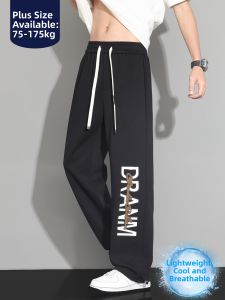 BINHANG | Plus Size Cool Breathable Cotton Jogger Pants for Men