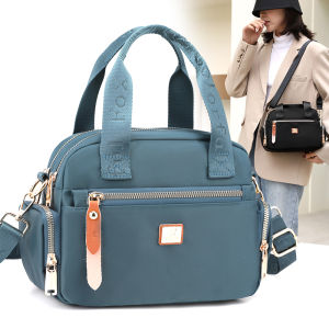 กระเป๋าถือขนาดเล็กลำลองเกาหลีกระเป๋าถือพาดลำตัวกระเป๋าสะพายกระเป๋าไนลอนกันน้ำมือจับด้านบนมีหลายกระเป๋า9สีให้เลือก