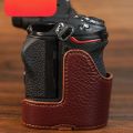 Genuine Leather Camera Bag Suitable for Nikon Z5/Z6/Z7/Z7II/Z62/Z30/Z50/ZFC/ZF/Z8 Protective Cover Photography Backpack. 