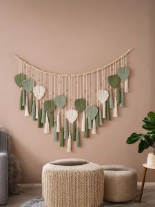 Nordic Handwoven Wall Decoration Tapestry Bedroom Decorative Room Arrangement B&B Living Room Wall Hanging Ornaments