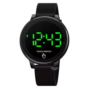 LED Watch Digital jam Tangan wanita Sporty Touch Screen Tali Silikon Bestsellert COD Bayar Di Tempat