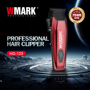 WMARK NG-125 Professional Barber Salon LCD digital display hair clipper for oil head Cordless Trimmer Razor Barber Razor
