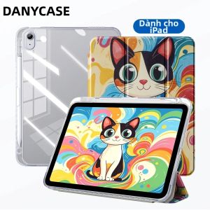 DANYCASE | Ốp Lưng Thông Minh Ba Lớp Cho iPad Thế Hệ 11/Air Thế Hệ 4 11 Inch 2021/ Thế Hệ 10 10.9 Inch 2022 Có Chức Năng Tự Động Bật/tắt Màn Hình