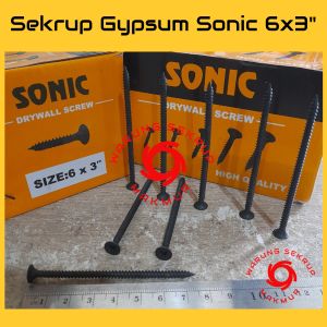 (50 pcs) Sekrup Gypsum 6x3" / Skrup Gipsum 7.5CM