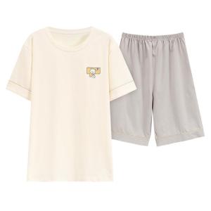 Bộ đồ ngủ MiiOW cho nam bằng cotton tay ngắn kháng khuẩn