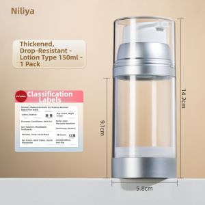 NILIYA | Large Capacity Travel Cosmetic Dispensing Bottle Vacuum Press