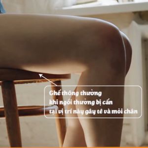 Ghế văn phòng - Ghế trang điểm OTRI Chống Tê chân tốt nhất