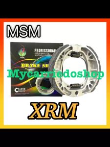 MSM Set Brake Shoe Motorcycle : XRM 110/125 WAVE 100/110/125 DASH TRINITY CG125 SHOGUN JET100/BONUS SMASH 110/125 CS90