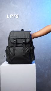 Hyena ( LP79 ) - Tas Hyena Backpack Essential Series | Ransel Daypack | Tas Sekolah SMP SMA | Tas Kerja Kantor | Tas Laptop Punggung Daily Medium Size