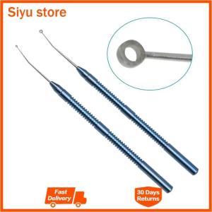 GREATLH Ophthalmic Anterior Capsule Membrane Polishing Stainless Steel Head Ophthalmic Eye Instrument