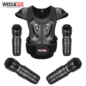 WOSAWE | WOSAWE Motorcycle Vest Racing Chest Vest Cycling Motocross Off-Road Ski Snowboarding Jackets Adult Knee Elbow Pads