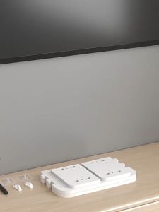 30cm/50cm/60cmWiFi Rack - Moisture-Proof And Mildew Proof Wood Plastic Board Router Bracket WiFi Modem Storage Remote Projector Player Rack TV Box