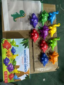 Dinosaur early education toys alphabet matching toys color cognitive toys number matching toys baby early education toys parent-child companionship