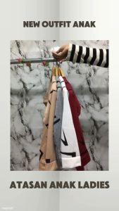 ATASAN ANAK PEREMPUAN LADIES UKURAN M L DAN XL BAHAN BABY TERRY LEMBUT TERMURAH