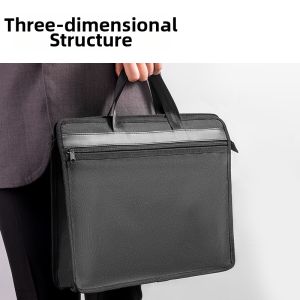 deli | Expandable Waterproof Business Briefcase for Men