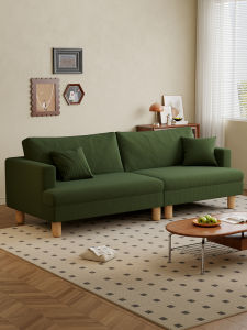 RUFEI | Vintage Washable Wooden Sofa for Living Room