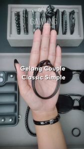 Gelang Kulit Pria & Wanita: Mengenal Gelang Pipa Hitam Classic