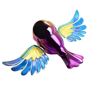 SEAMETAL Flying Bird Car Ornament Fun Flaps Wings Decor for Rearview Mirror Simulation Flying Bird Accessory for Motorcycle Car
